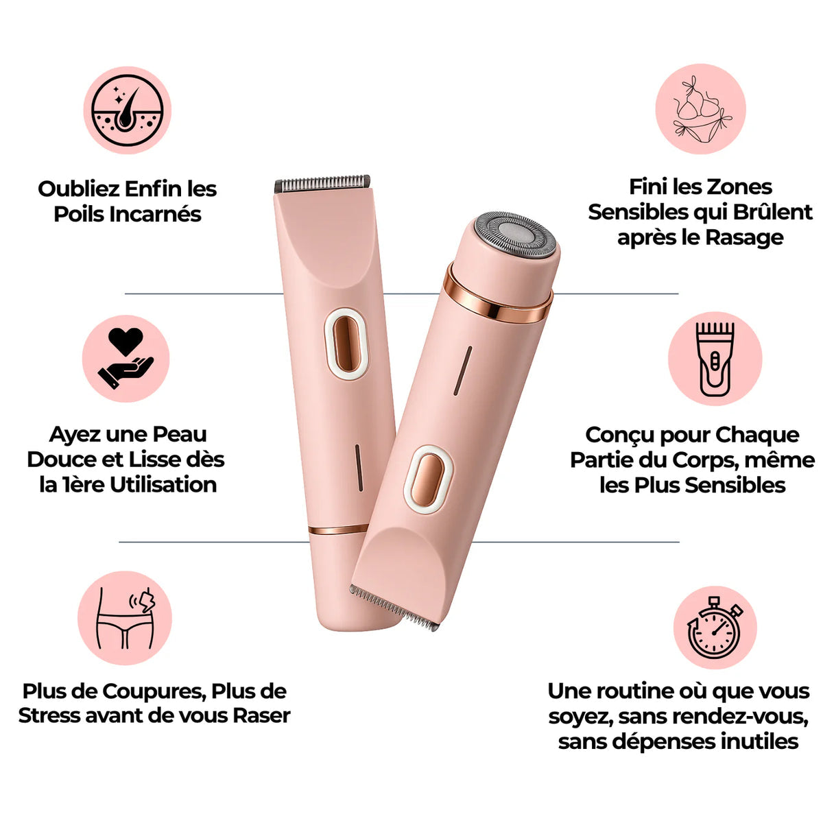 La solution douce pour toutes les zones sensibles